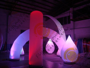 Die Werbung des aufblasbaren Bogen-Ballons führte Beleuchtung für Festival-Dekoration