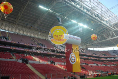 Kundengebundener aufblasbarer Werbungs-Zylinder druckte Helium-Ballone für Feiertag