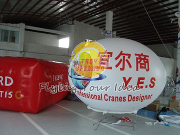 Kundenspezifischer großer dauerhafter ovaler Ballon mit geschütztem UVdrucken für Unterhaltungsereignisse
